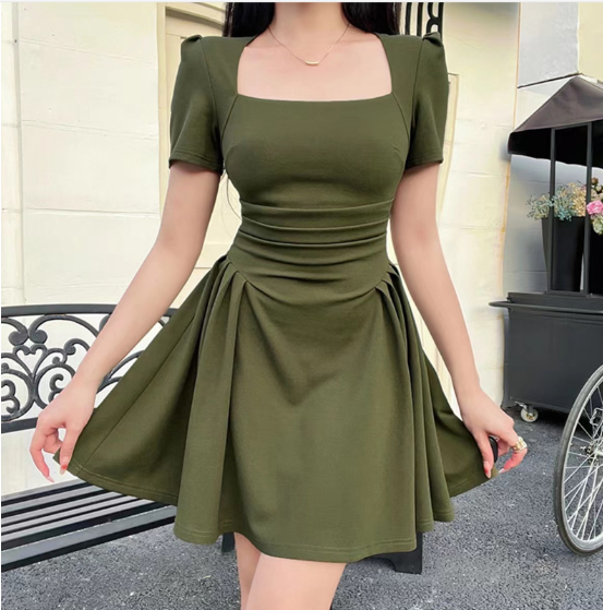 Hepburn Style Dress for Ladies - French Summer Fashion